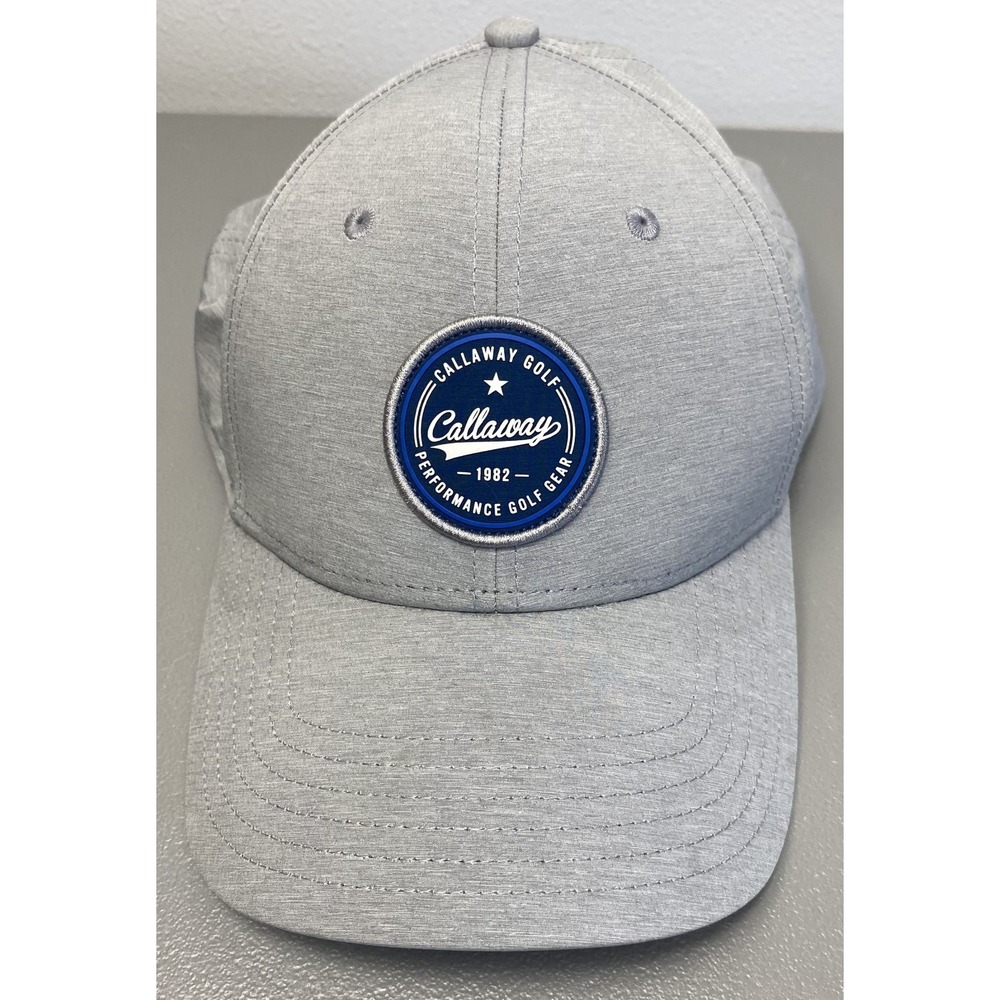 Callaway Golf Cap/Hat Performance Golf Gear Gray Adjustable Snapback
